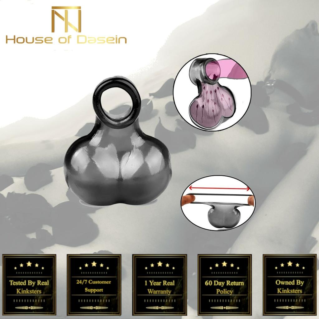Soft  Sleeve Silicone Ball Scrotum Bag  Ring  Rings