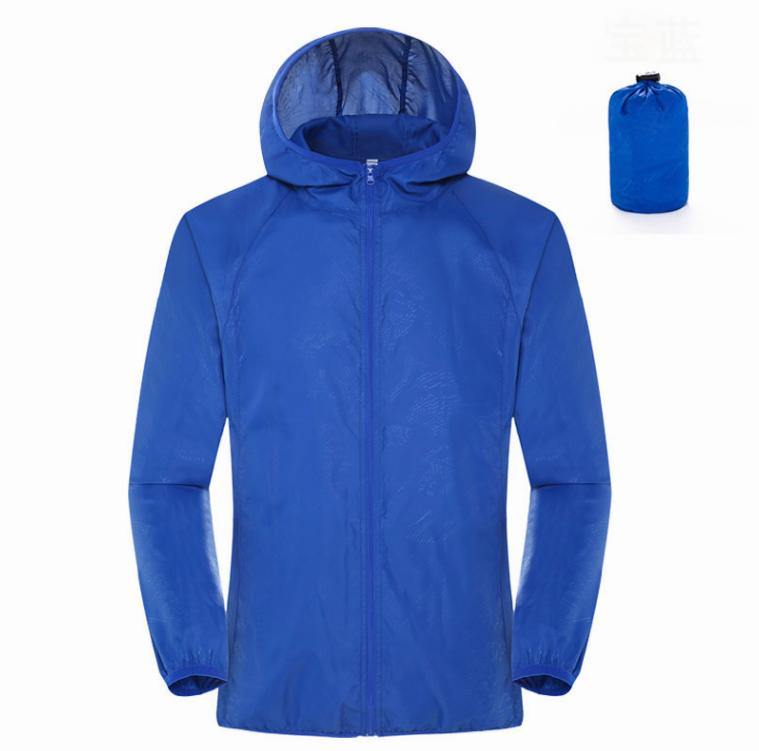 Men's Women's Waterproof Hiking Jacket Quick Dry Sun Protection Windbreaker Camping Hunting Climbing Outdoor Rain Coat