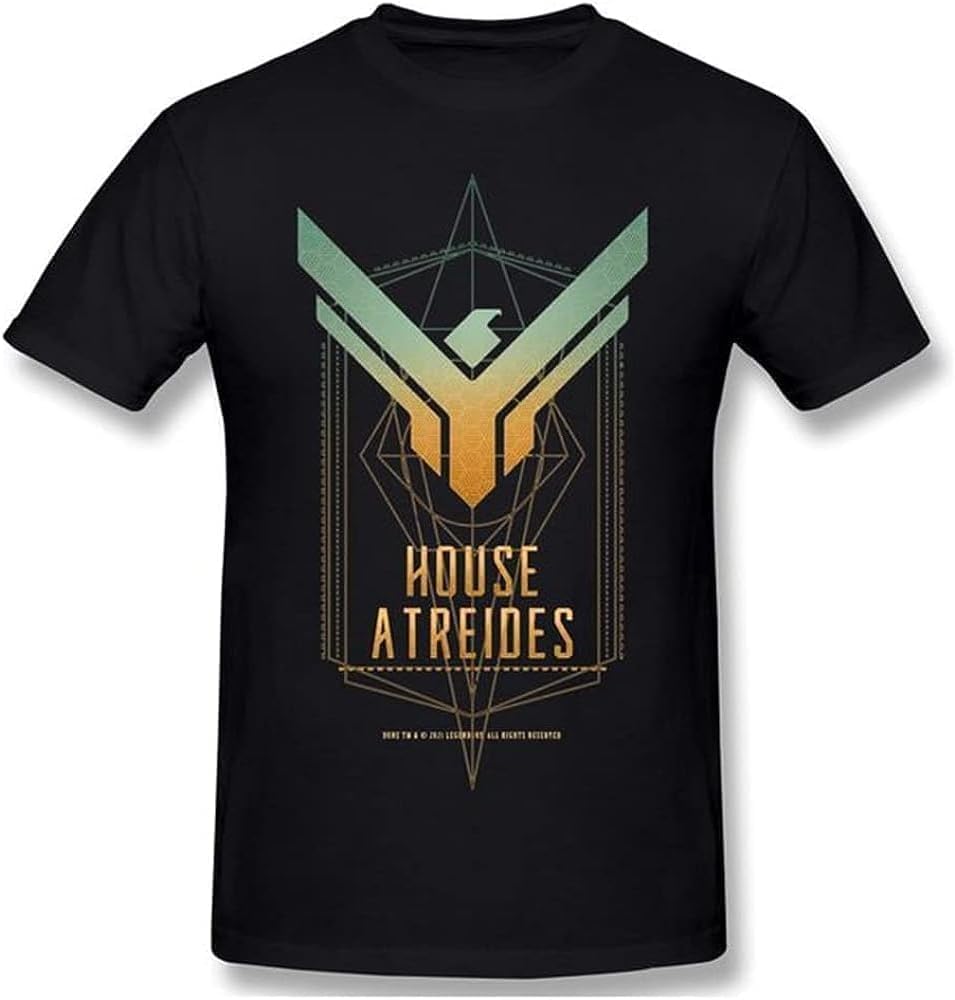 House Atreides Dune T Shirt Haraju PlSize Cotton Short Sleeve