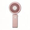 3 Speeds Portable Electric Fan Foldable Neck Hanging Small Fan for 3.7V500MAh Desktop Use