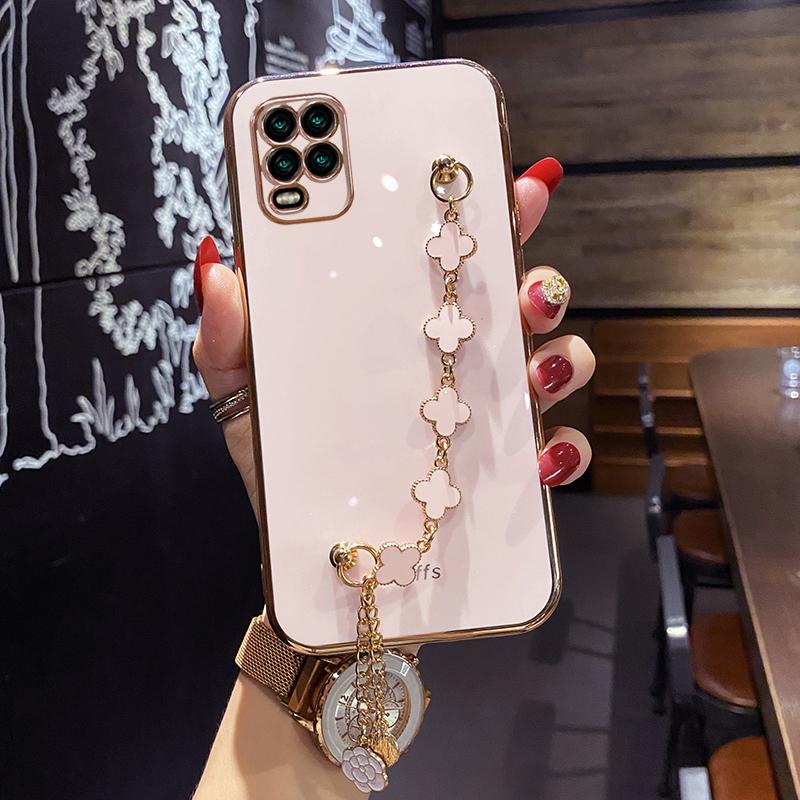 Jewelry Bracelet Plating Phone Case For Huawei Puro 70 P60 P50 P40 P30 Honor 20 50 70 90 100 200 Nova 12 11 10 9 Mate 60 50 40 30 Pro Soft Cover