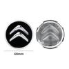 4 peças 60MM Calotas Centrais de Roda Tampa Central de Roda Para Citroen C4 C5 C3 C2 C1 C4L C6 Picasso Saxo C-ELYSEE VTS