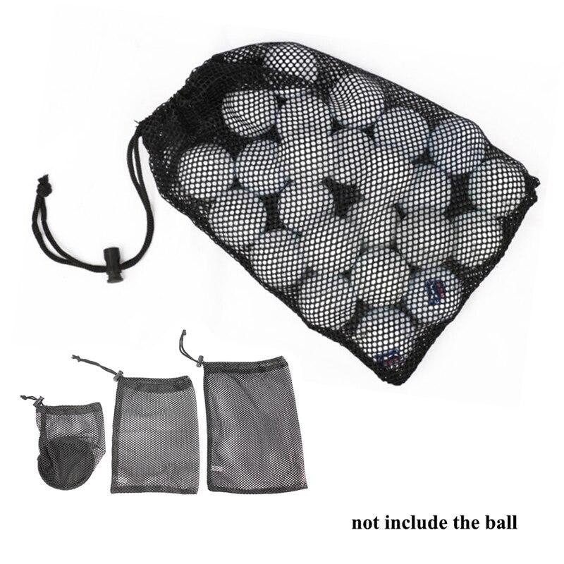 Mesh Storage Bag Nylon Mesh Bag Shopping Bag Multipurpose Nylon Drawstring Sack Durable Portable Golf Ball Mesh Bag