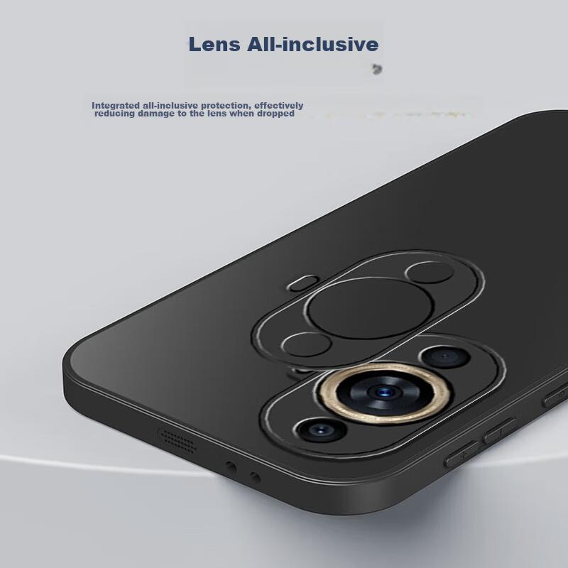 HotFire Phone Case for Huawei Nova 11 Pro And Huawei Nova 11 Ultra, Frosted Full Coverage Ultra-Thin Shockproof Anti-Fingerprint - Graphite Black