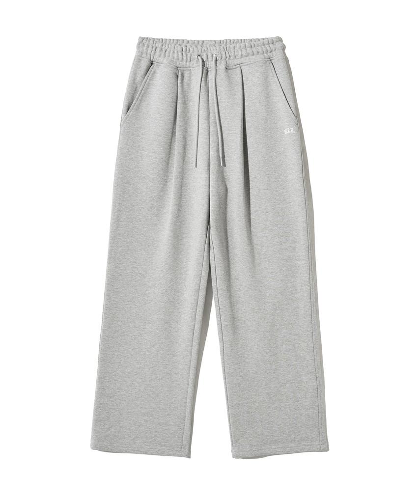 YALE Small Arch One-Tuck Sweatpants_Gray