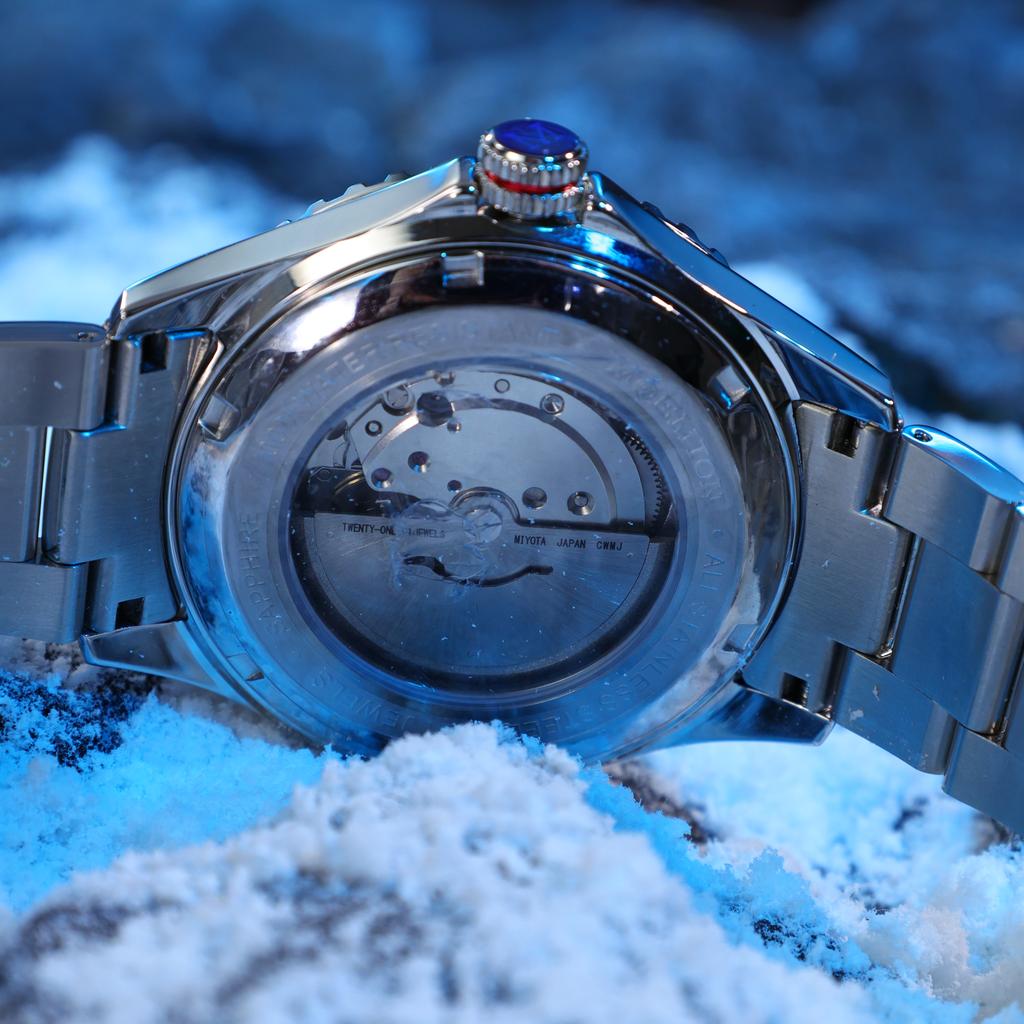 MOEMTON automatic mechanical man watches Sapphire glass luminous 100-meter water-resistant diving watches for man