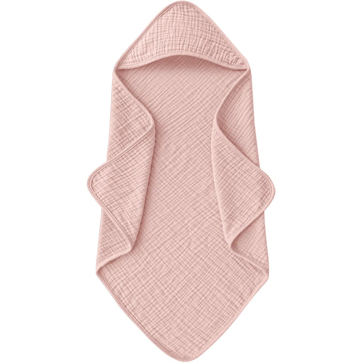 Baby Multifunctional Cotton Bath Towel Absorbent Breathable Cape Swaddle Blanket