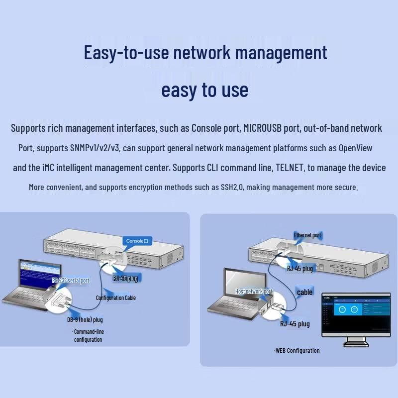 H3C S5560S-28F-EI Gigabit Fiber Managed Network Switch
