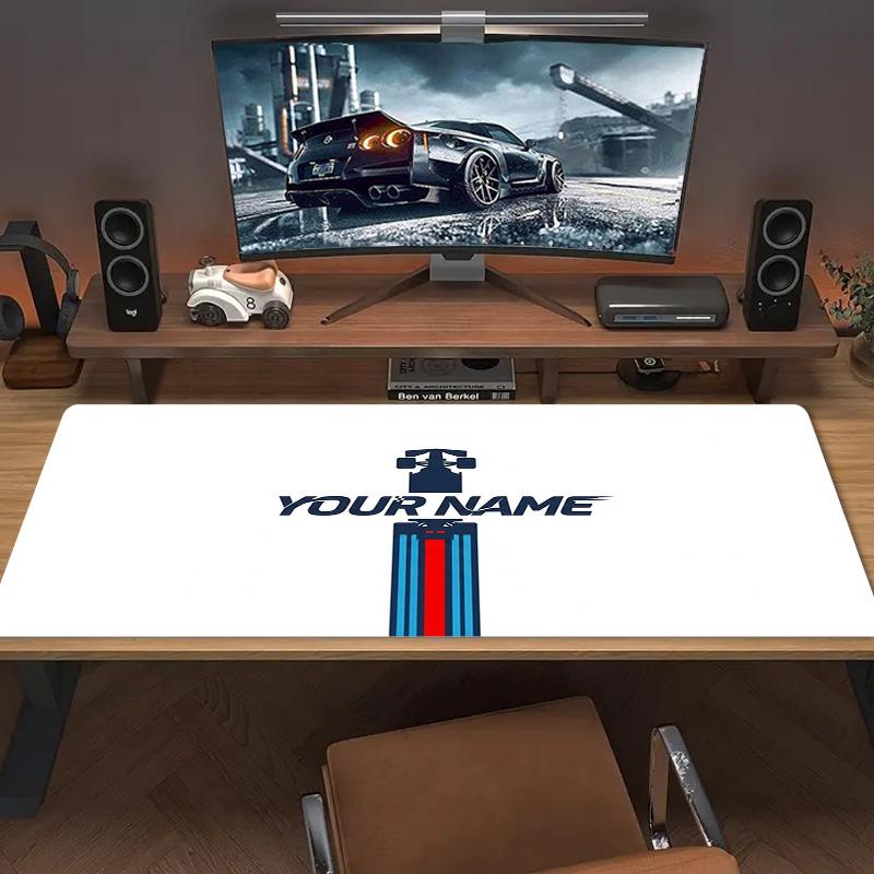 Martini Custom Name Large Size Mouse Pad Large Gaming Table Cushion Nonslip Laptop Tablet Big Mousepad Xxl Mat Mini Pc Playmat With Lock Edge Custom N