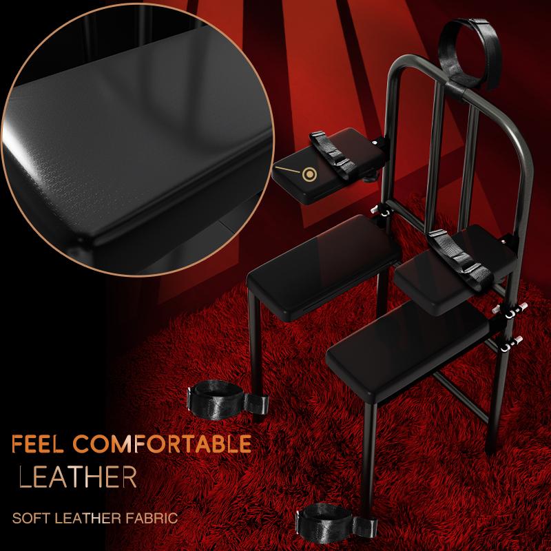 Adult's BDSM Chair Erotic Slave Sex Torture Sex Bondage Household Fixture Handcuffs Sex Furniture