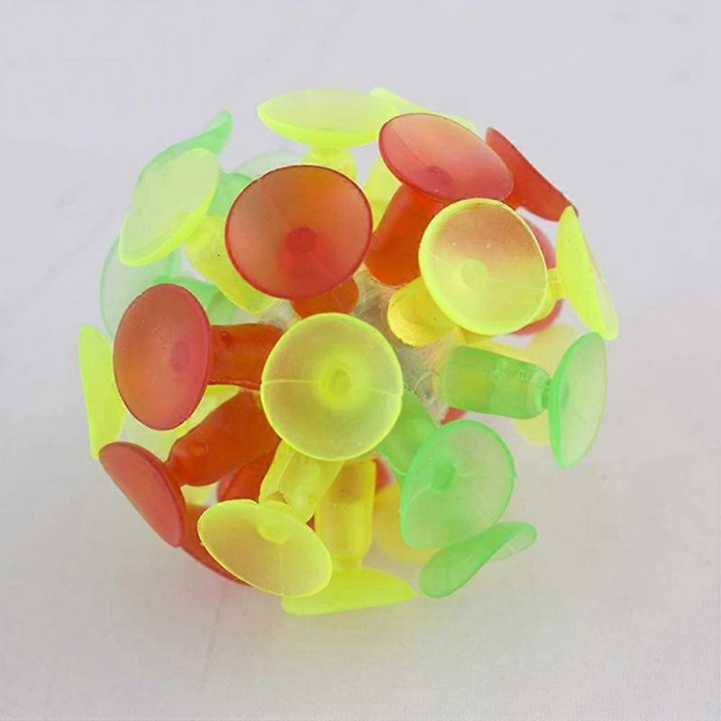 12PCS Suction Cup Ball Toy Parent-Child Interaction Sucker Ball Kids Plaything Party Toy for Children Kids