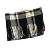 Autumn And Winter Classic Large Square Retro Imitation Cashmere Plaid Scarf Women'S Simple Warm Shawl