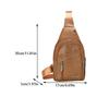 Men'S Crossbody Bags Men'S Chest Bag Designer Messenger Bag Leather Shoulder Bags Diagonal Package Large Capacity Bag For Travel