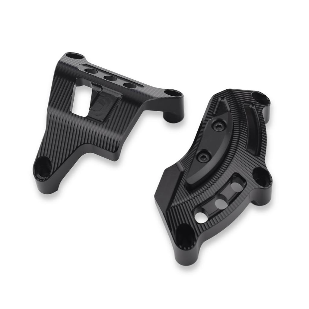 LEDISHUN Engine Cover Engine Slider Engine Guard for Suzuki 800DE 800 GSX-8S (2023-2024) GSX-8R (2024) V-Strom (2023-2024) V-Strom (2024) (Black)