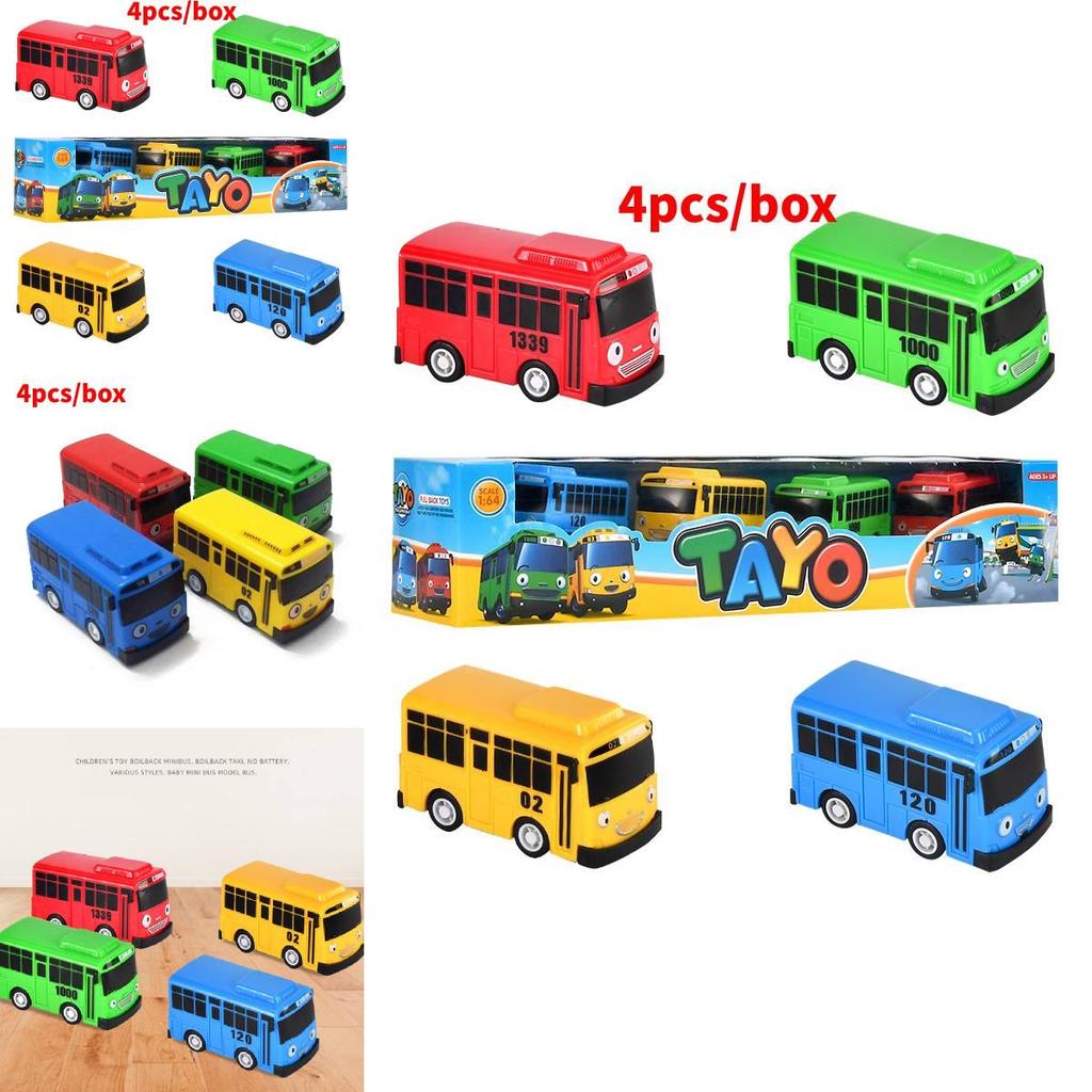 Hochwertiger Minibus in neun Farben mit funktionierenden Türen Lernspielzeug-Set