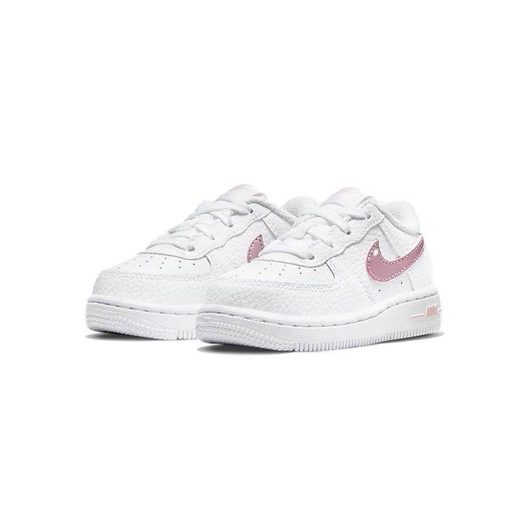 Nike Air Force 1 Low Top Toddler Shoes Pink White Infant And Toddler CZ1691-104