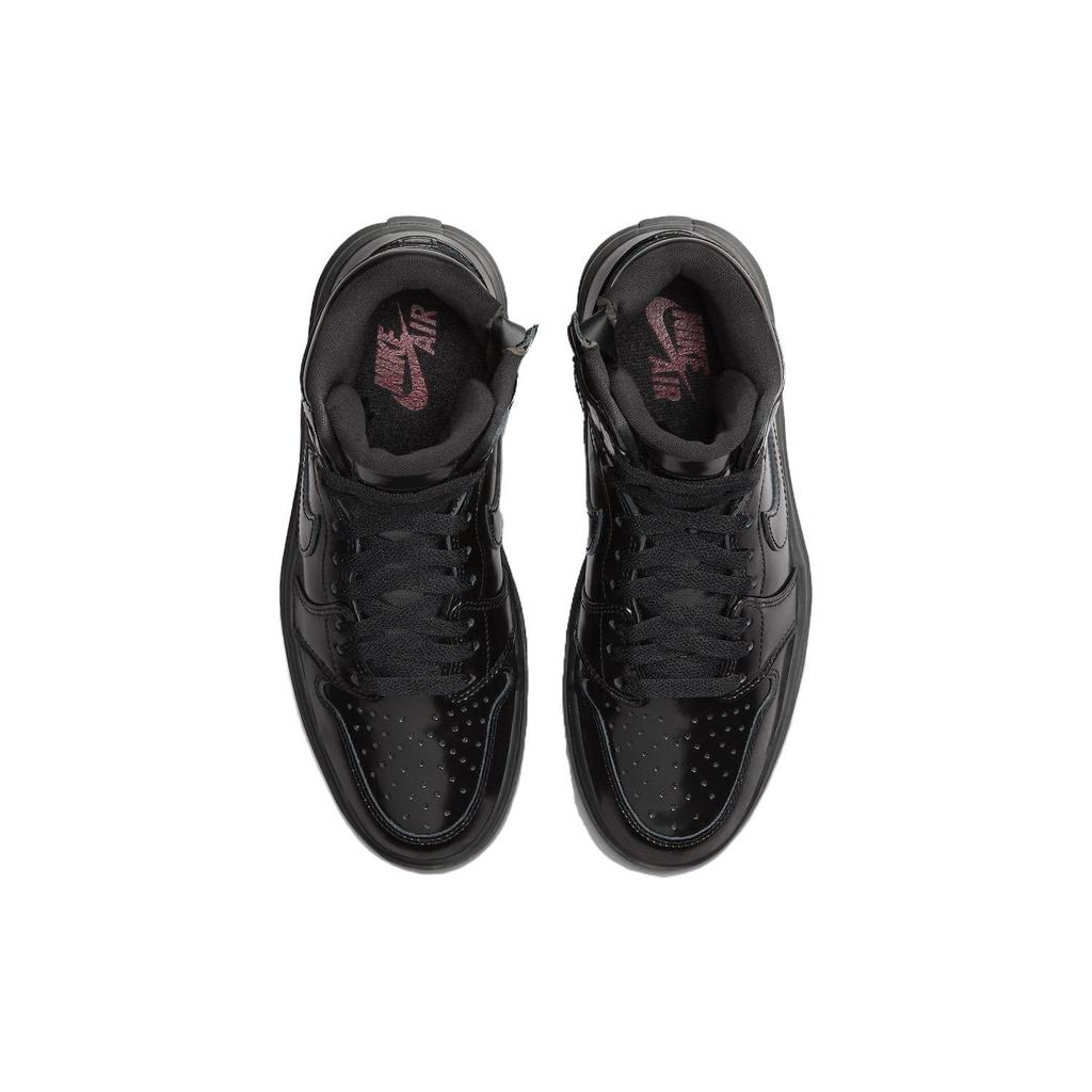 Air Jordan 1 Elevate High SE Czarne Gumowe Damskie Sneakersy Średni-Popielaty Gumowy Jasno-Brązowy FB9894-001