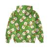 Ladies' Loose And Comfortable Drawstring V-neck Long Sleeved Christmas Printed Sweatshirt