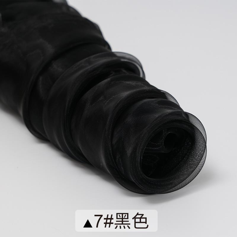 150x100/500cm Soft Transparent Organza Fabric For Wedding Decoration, Background Cloth, Handmade DIY Decorative Fabric TJ0031