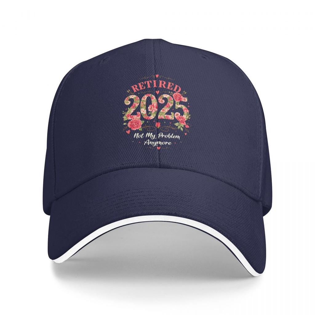 Baseball Caps Retired 2025 Not My Problem Anymore Customized Unisex Sport Spring Hats