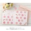 Midori Colored Foldable in with Sticker and 33282006 Paper, Half, Envelope, Semi-Transparent Pink,