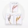 Fashionable Wheat Ear Brooches Ornament Sparkling Crystal Pins Lapel Pins
