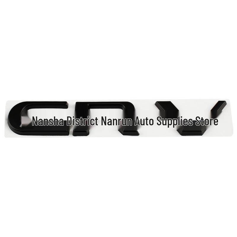 Metal Rear Emblem Stickers with English Lettering for 2017-2021 Honda CR-V Models