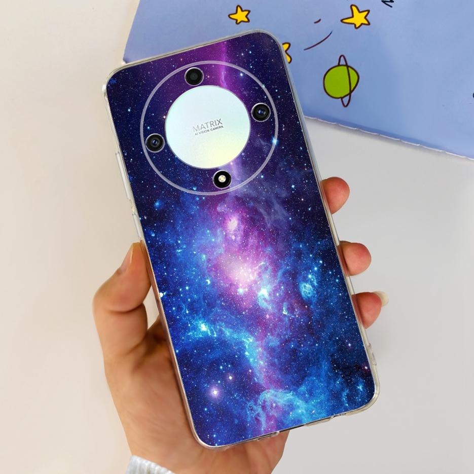 For Honor X9b 5G Case ALI-NX1 Cute Cat Butterfly Painted Cover Soft Silicone Phone Cases For Honor X9b X 9b HonorX9b Soft Fundas