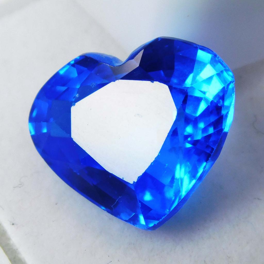 9.23 Carat NATURAL Ring Size Tanzanite Loose Gemstone Blue Heart Shape