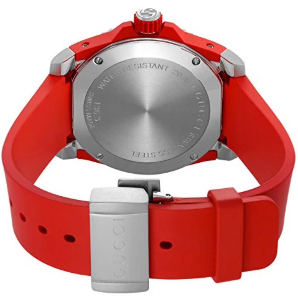 Gucci YA136315 Orologio da Uomo con Ricamo Tigre Quadrante Rosso