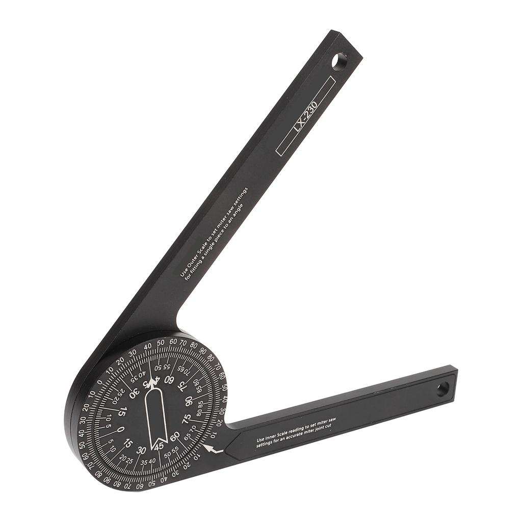Úhelník pokosové pily 360 stupňů Hledač pokosových úhlů Dřevoobráběcí poziční úhelník