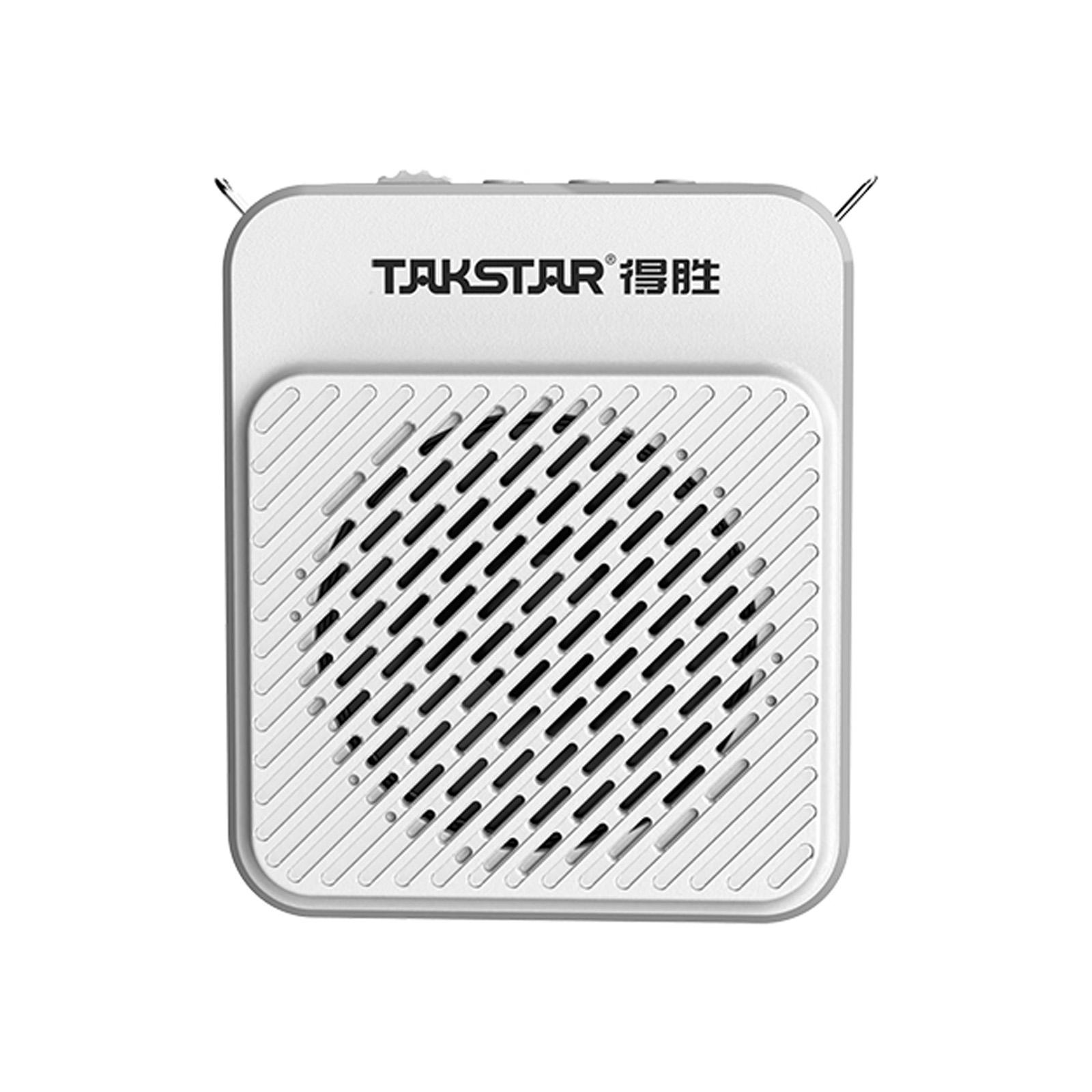 

Портативный усилитель голоса TAKSTAR, проводной ушной микрофон, ремень, 10 Вт, 4500 мАч, уровень заряда батареи 10x9x3.5cm белый