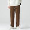 Men's Spring and Autumn Three-dimensional Tailoring Loose Casual Versatile Wide-leg Pants Simple Drawstring Sports Solid Color Sweatpants