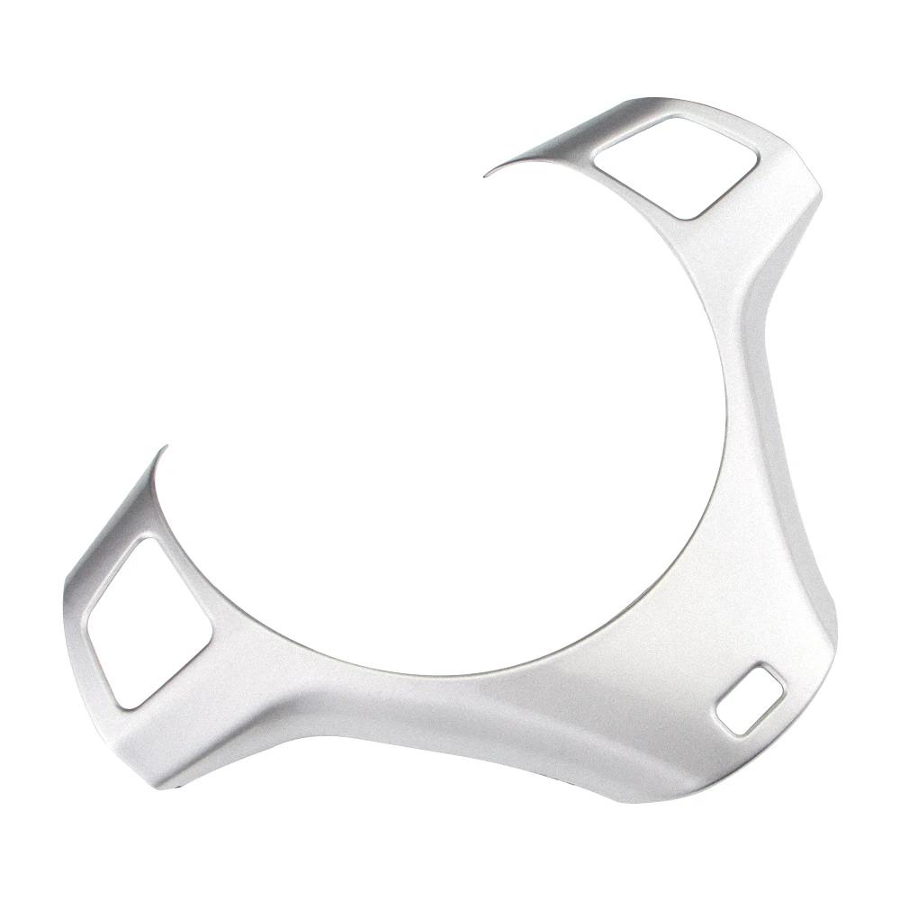 

Car Steering Wheel Panel Cover for BMW 1 3 Series E87 E90 E91 E92 E93 2005-2012 ABS Decoration Trim Moulding Sticker срібний
