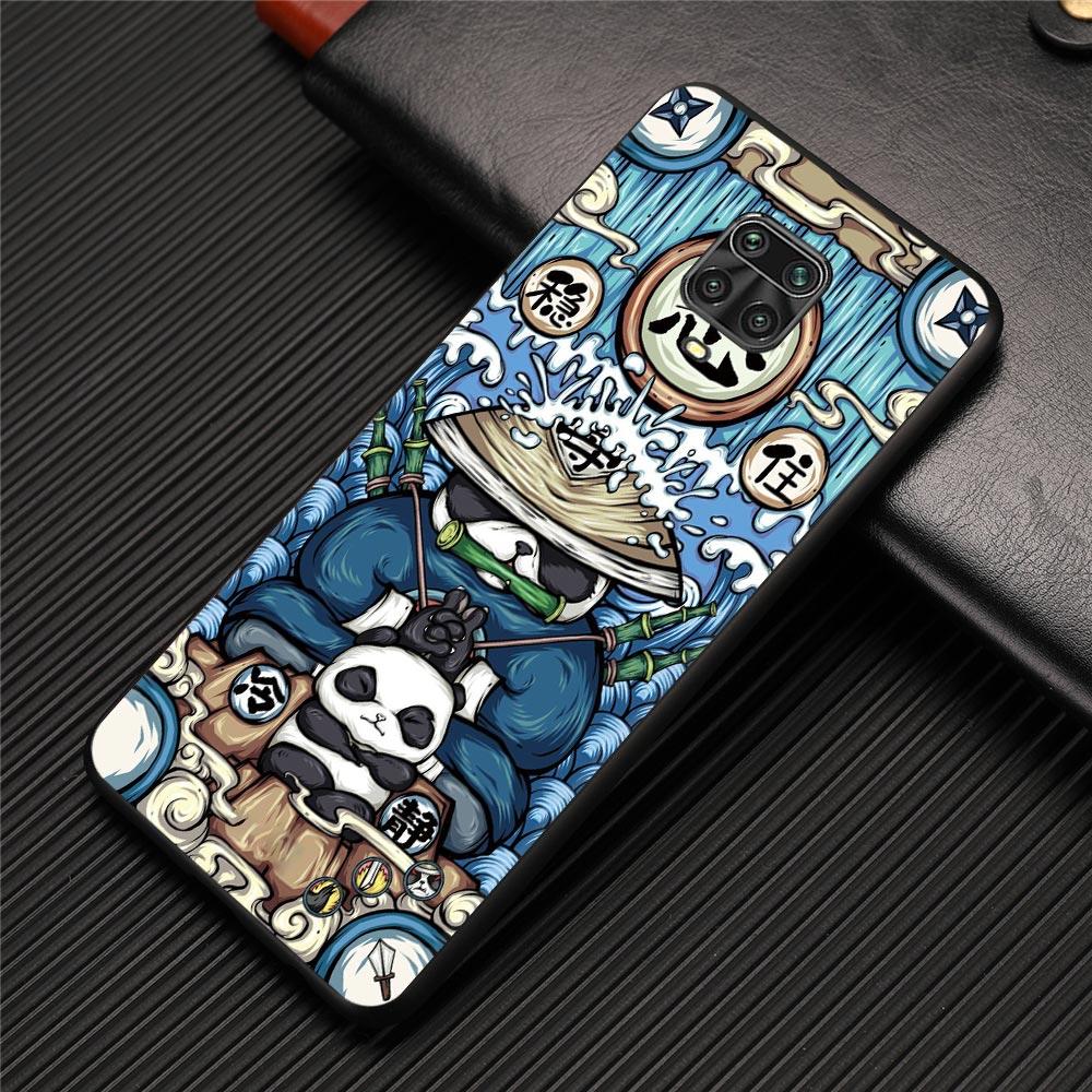 Case For Xiaomi Redmi Note 11 10 9 8 7 Pro Max 9t 8t 9s Cover For Redmi 10 9 8 9c 9a 8a 7a Funny Animal Panda Tiger Art