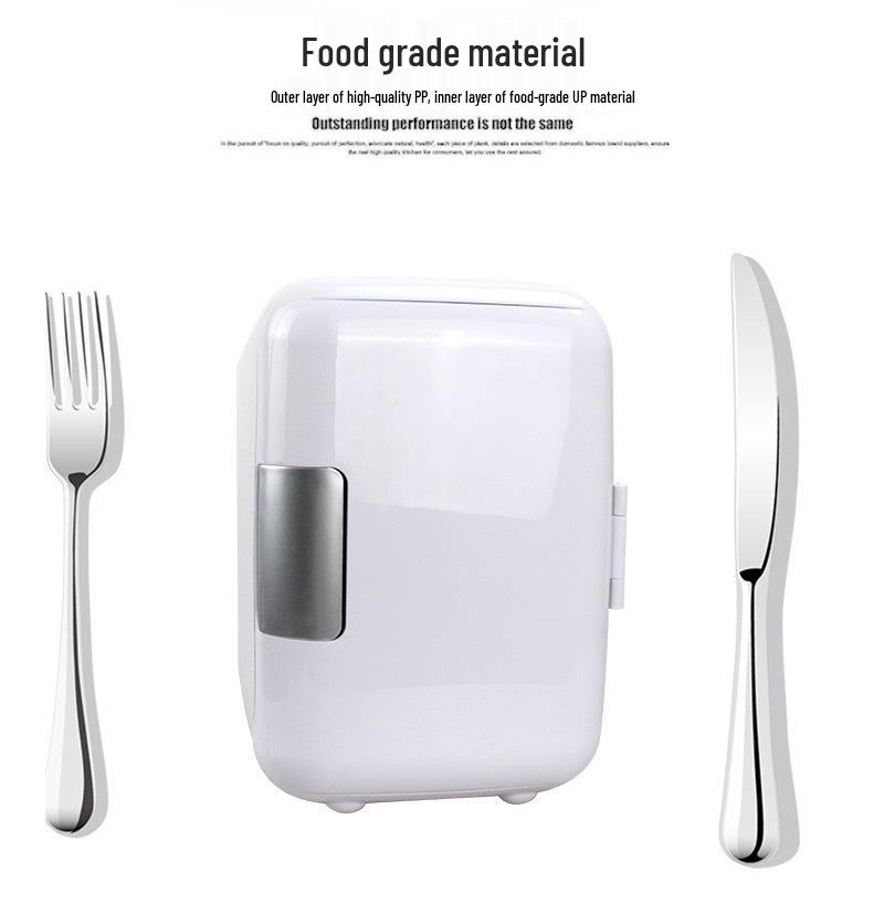 Upgraded Large-Capacity Mini Car Refrigerator for Home and Auto Use, Ideal for Small Cars - Cooling and Refrigeration Only