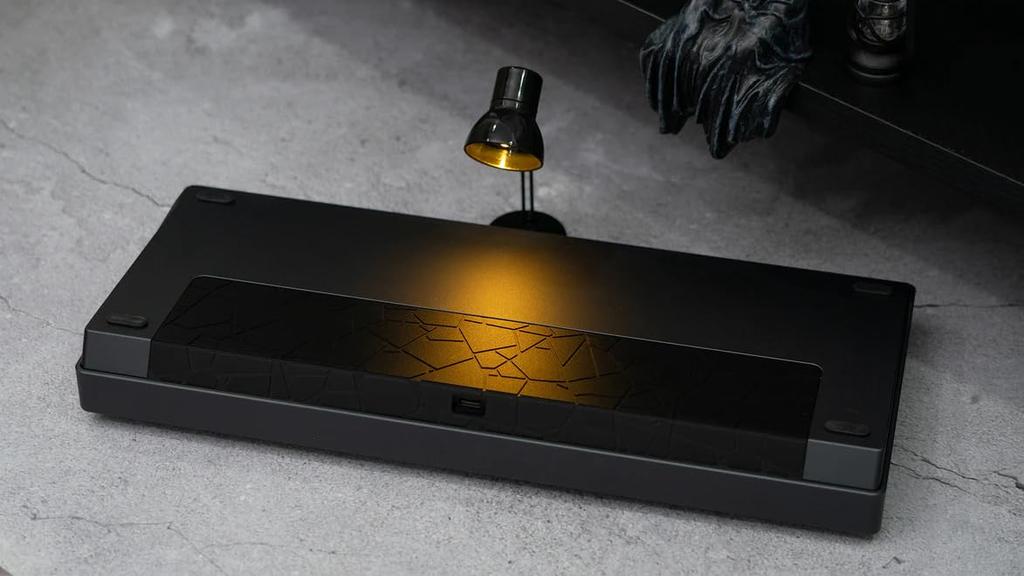 Chilkey Slice75 HE Gaming Keyboard with Rapid Gasket and Gateron Jade Pro Triggers, 8000Hz, Mount, (Gray)