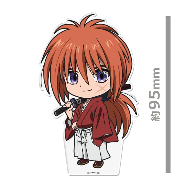 TV Anime [Rurouni Kenshin: Meiji Swordsman Romantic Story] Big Acrylic Figure (with Stand) A [Himura Kenshin]