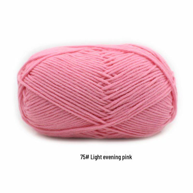 Medium Thick Handmade Cotton Baby Yarn for Knitting, Crochet, and DIY Projects