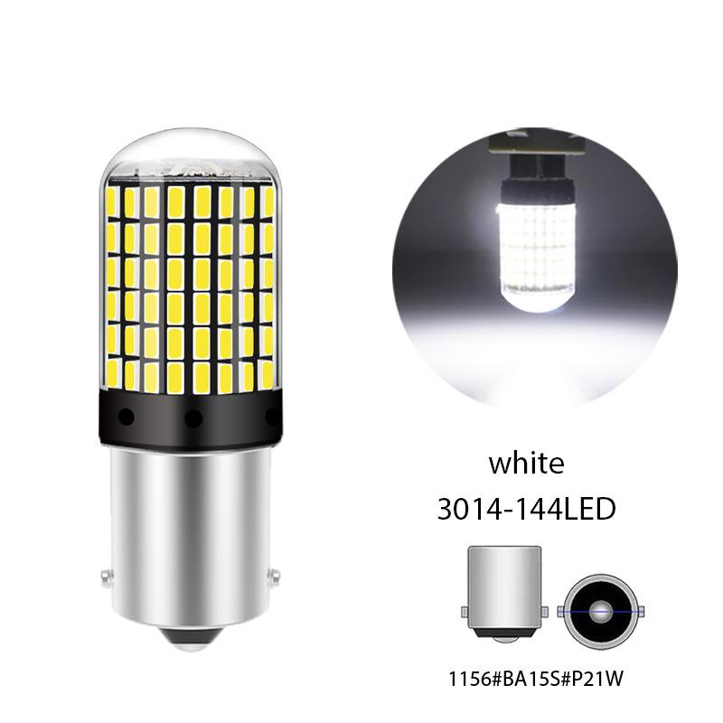 Car LED indicator 1156 1157 7440 7443 LED Bulb For Car Tail Brake Parking Turn Signal Light 12V 15W White Yellow Red