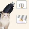 Quiet Operation Pet Nail Trimmer LED Nail Grinder Electric Dog Nail Grinder  Pet Supplies