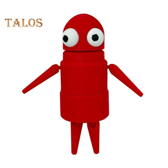 Desk Buddy Robot Ornament Collectible Robot Figurine Articulated Robot Buddy Gift for Video Game Fans Desk Decoration