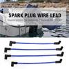 4 PCs Marine Spark Plug Wire Set, Replacement for 90HP 115 HP, Outboard Engines