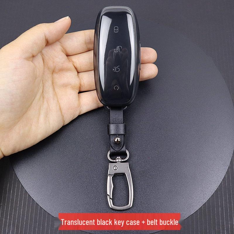 Denza D9/N7/N8 Transparent Car Key Cover with Full Coverage