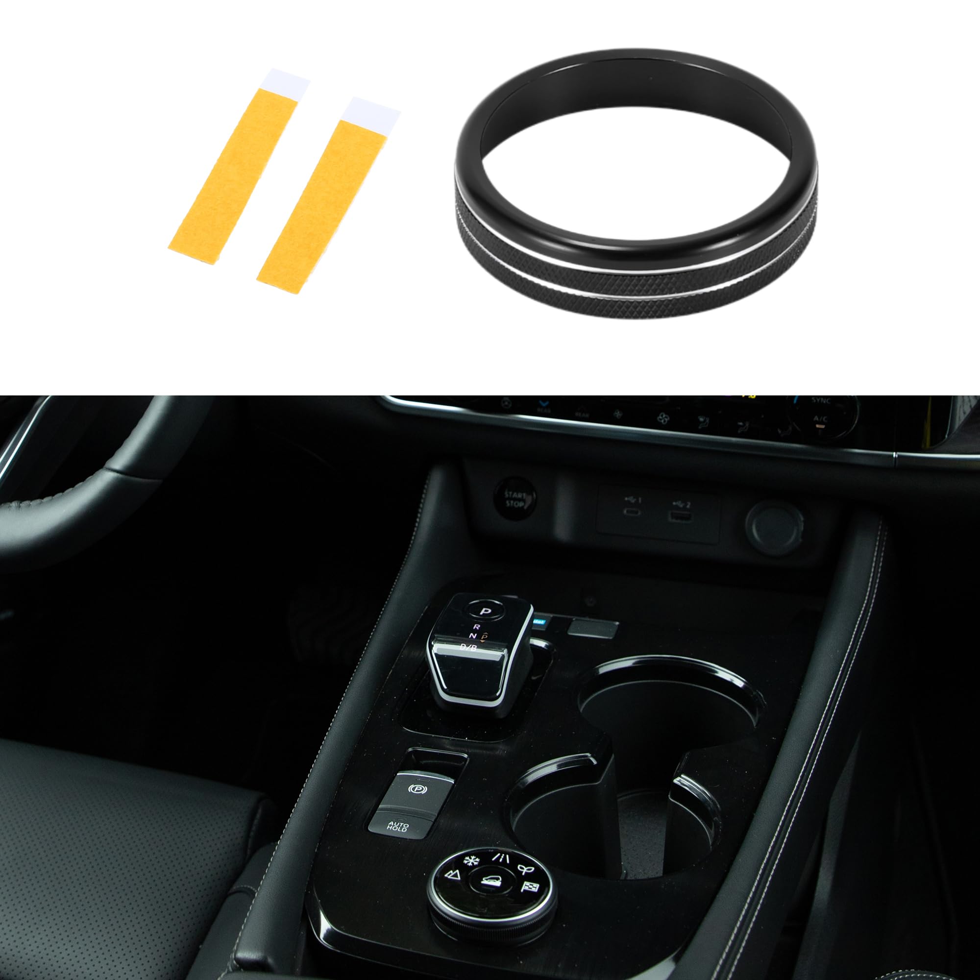 INFINAUTO Compatible with Nissan X-Trail Rogue 2021-2023 Black AC Air чёрный