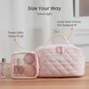 Large Capacity Handheld Cosmetic Bag Multiple Pockets Wash Bag Make Up Pouch Bag  Toiletries