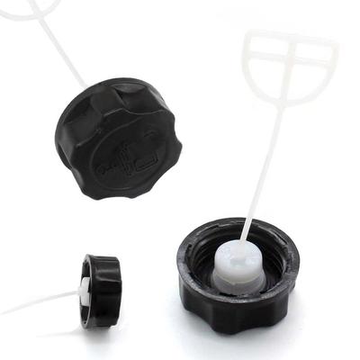 Kraftstofftankdeckel, passend für verschiedene Rasentrimmer, Heckenscheren, Freischneider, Multitool, Schwarz