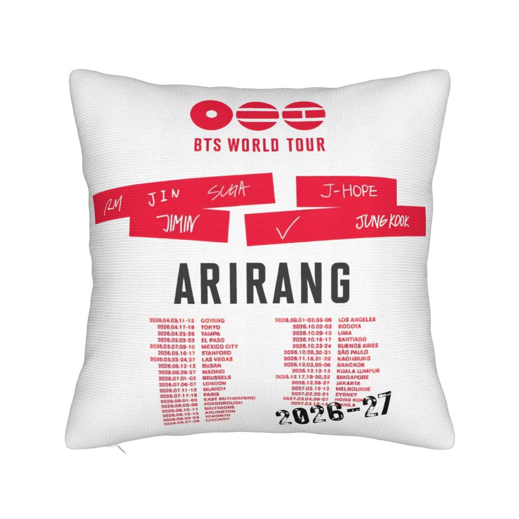 American Singer BBillie EEilish Square Pillow Case Polyester Cushions for Sofa Casual Pillowcase