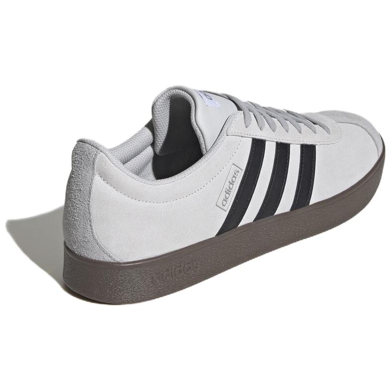 Adidas Vl Court Classic Comfortable Durable Retro T-Head Shoes Unisex Sneakers Gray Black LA1670