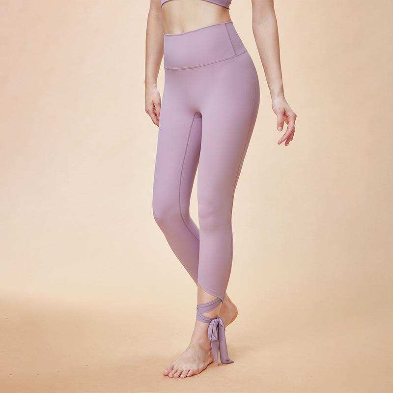 

Women s High Waist Tummy Control Yoga Pants with Innovative Calf Strap and Hip Lift Medium